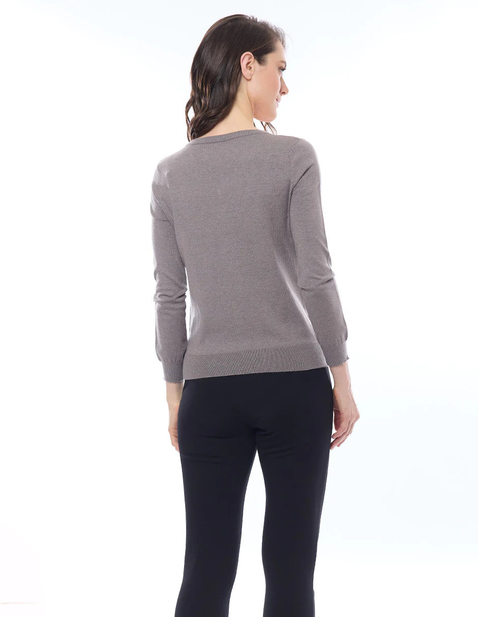 SUÉTER NEGRO/GRIS 225878
