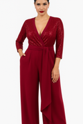 JUMPSUIT BORDADO NEGRO/VINO 57280