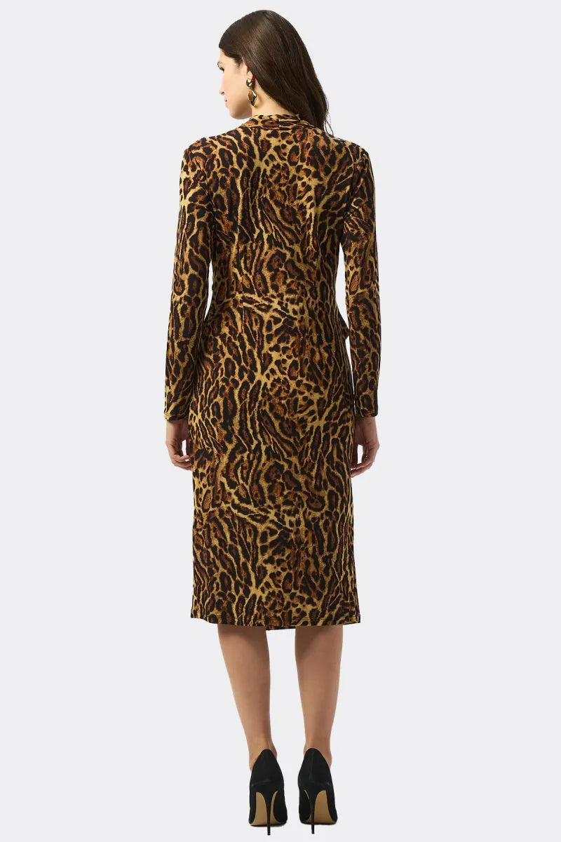 VESTIDO MIDI ANIMAL PRINT 253091