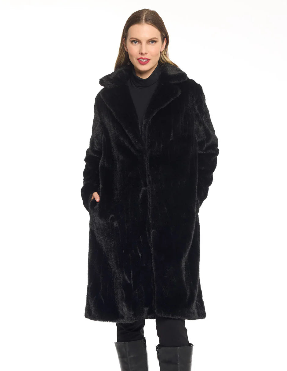 ABRIGO NEGRO MINK 225854