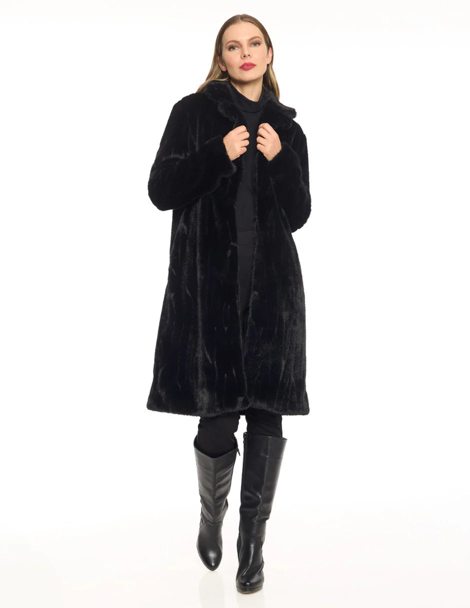 ABRIGO NEGRO MINK 225854