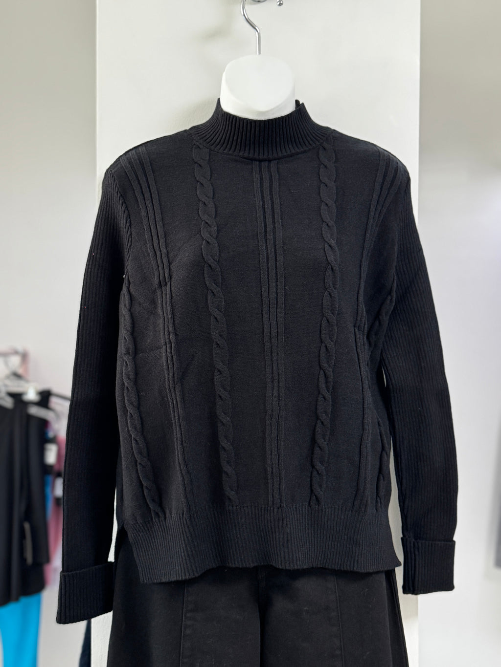 SUÉTER GRIS/NEGRO L33420