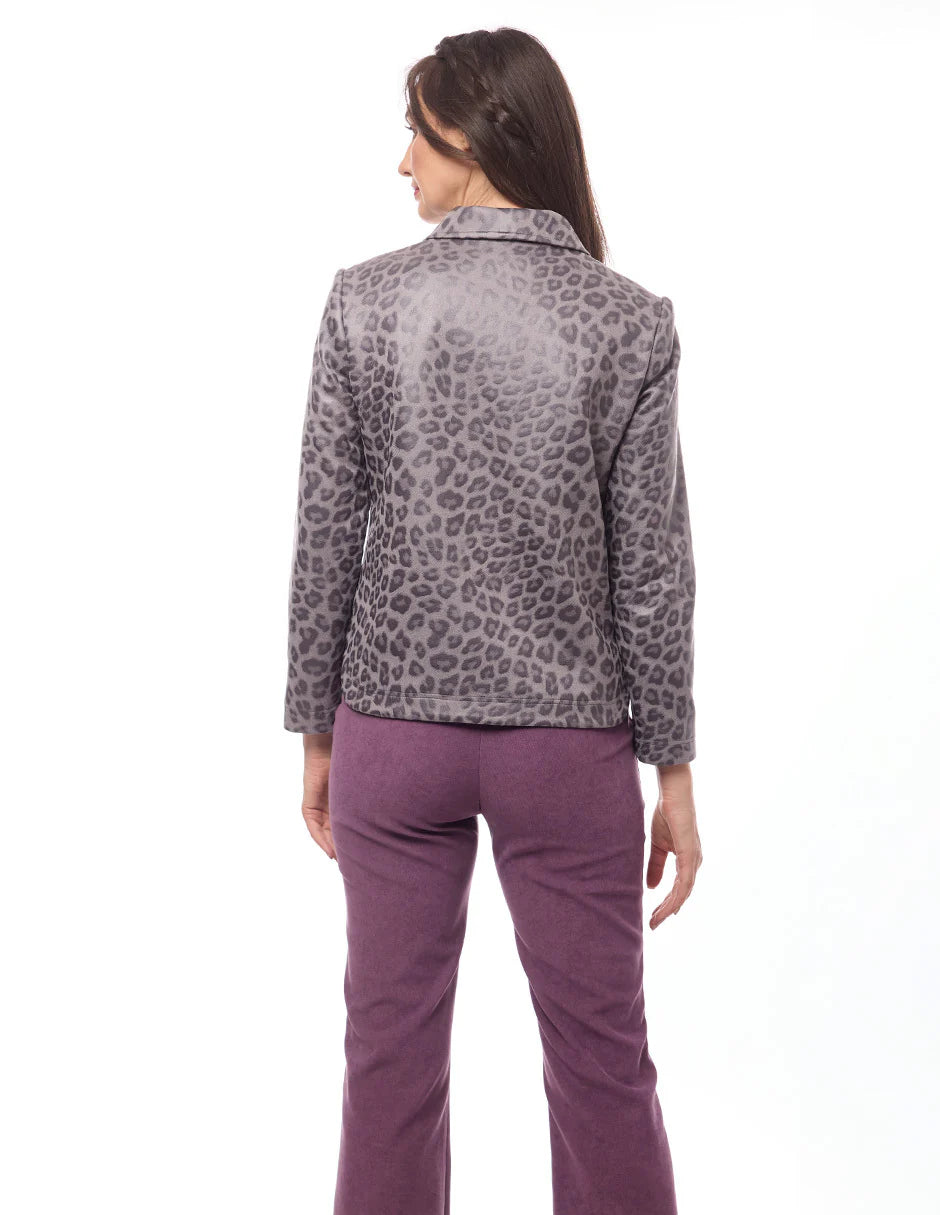 CHAQUETA PRINT GRIS 225318