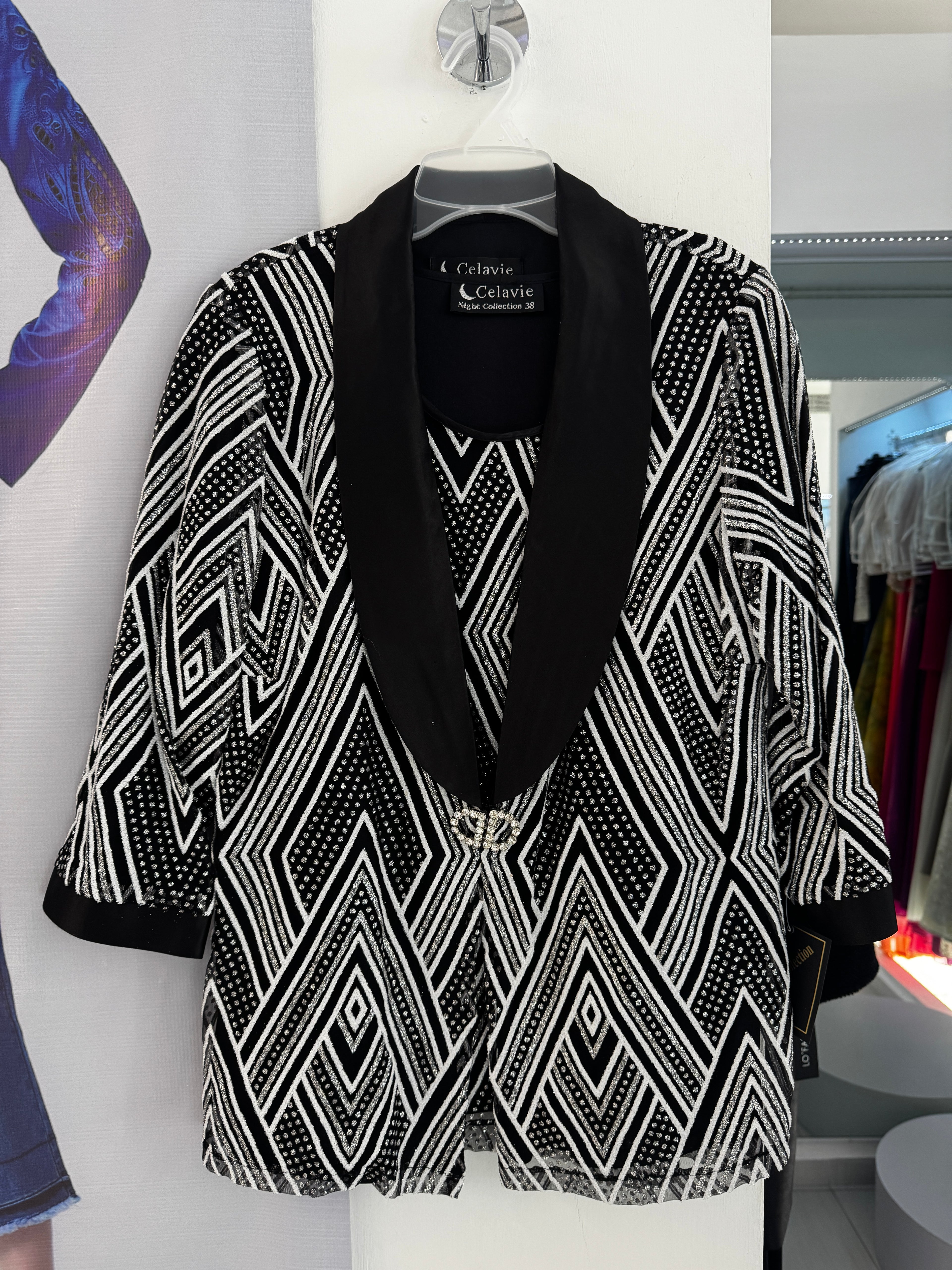 CONJUNTO NEGRO 3 PZAS 9142