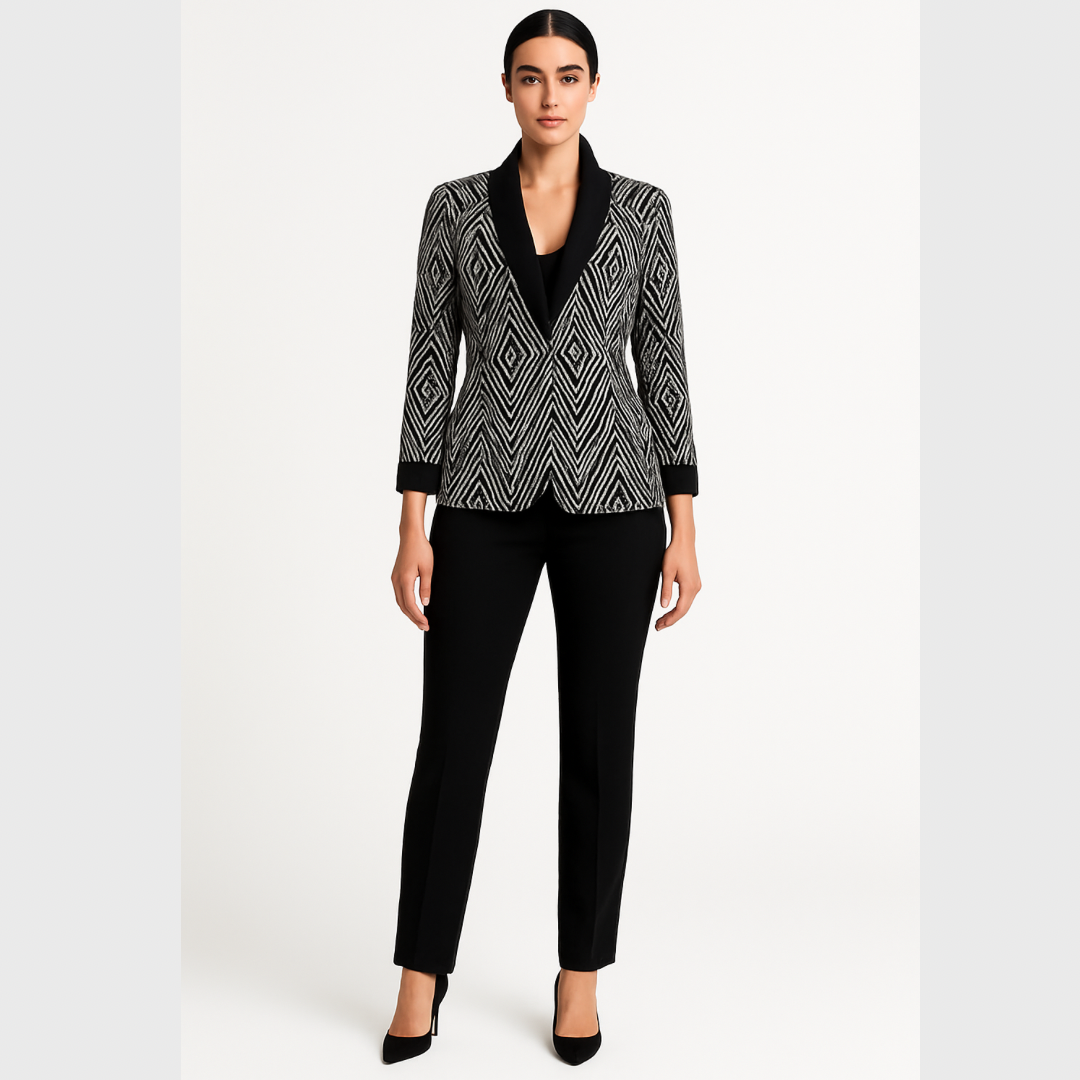 CONJUNTO NEGRO 3 PZAS 9142