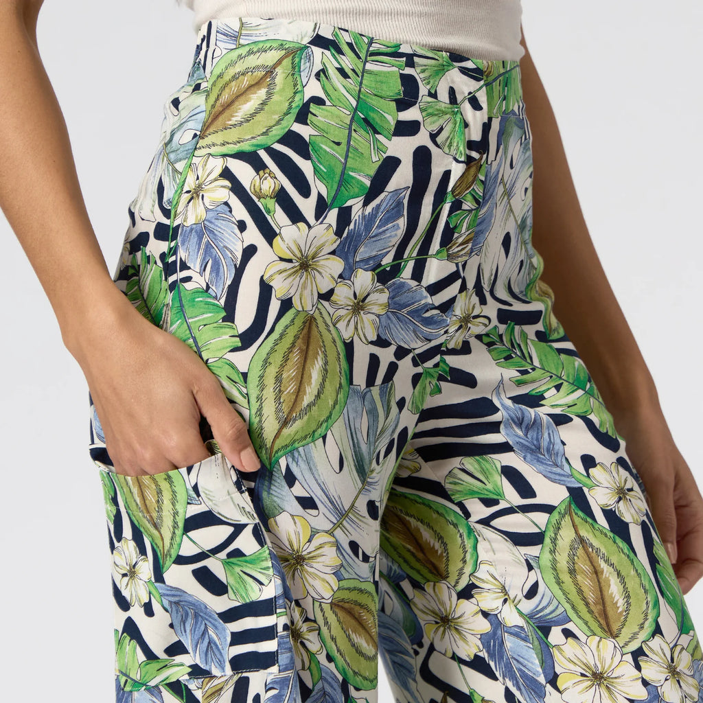 PANTALÓN BLANCO ESTAMPADO R16027