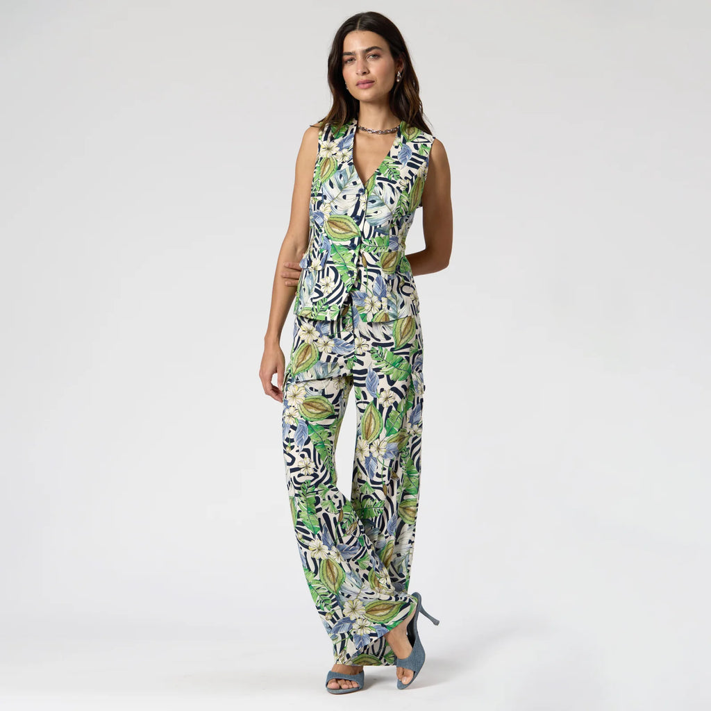 BLUSA HUESO ESTAMPADO R16026