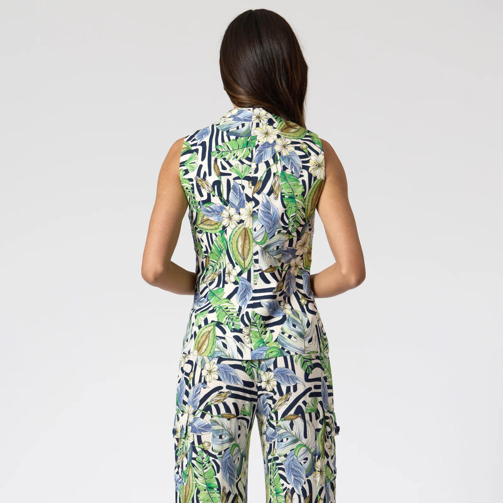 BLUSA HUESO ESTAMPADO R16026