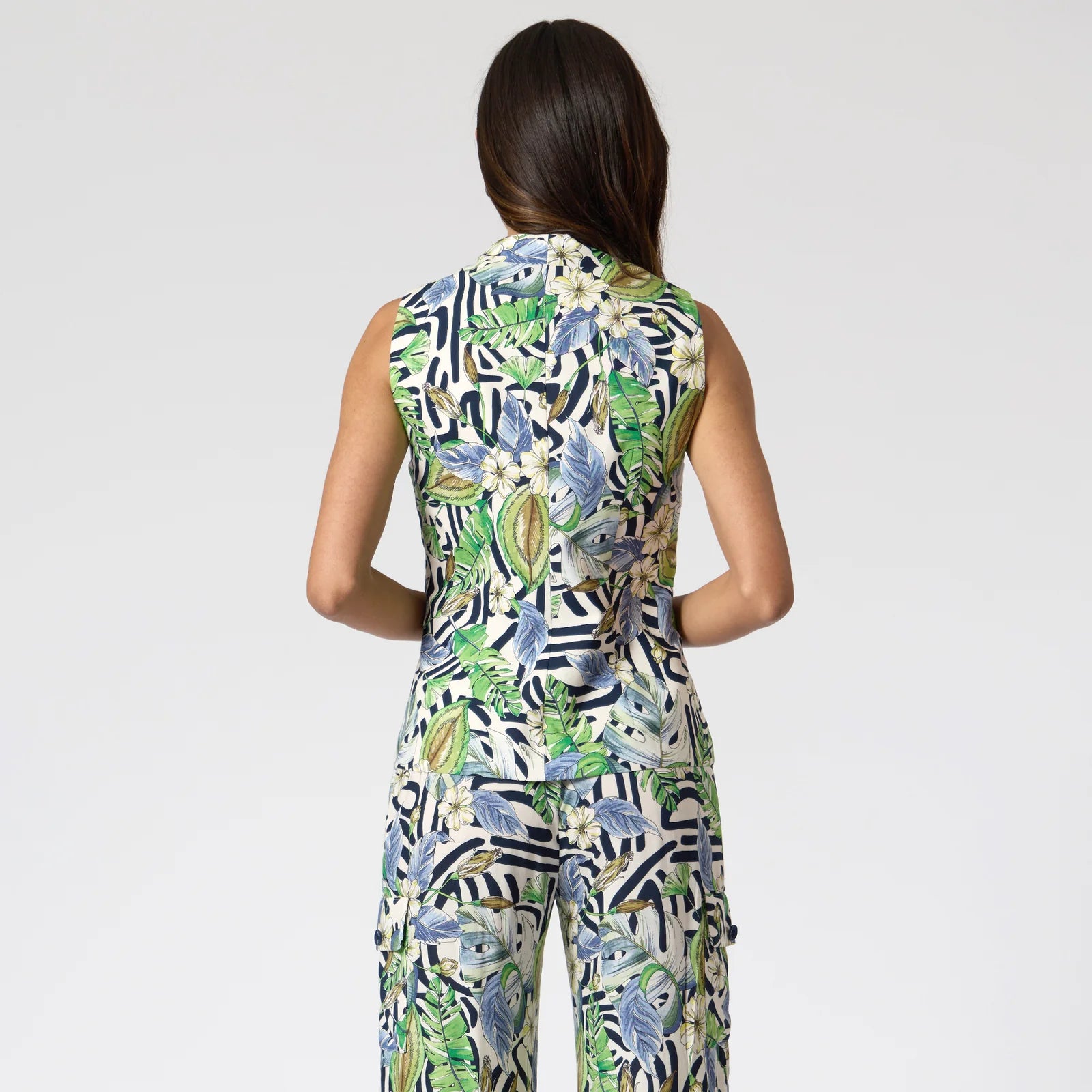 BLUSA HUESO ESTAMPADO R16026