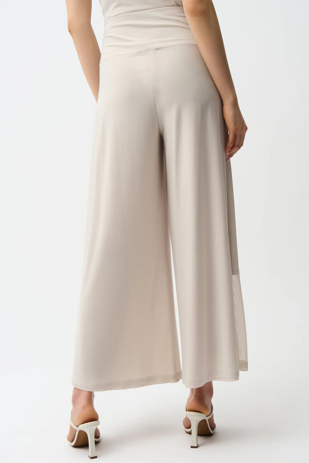 PANTALÓN PALAZZO NEGRO/BEIGE 261277