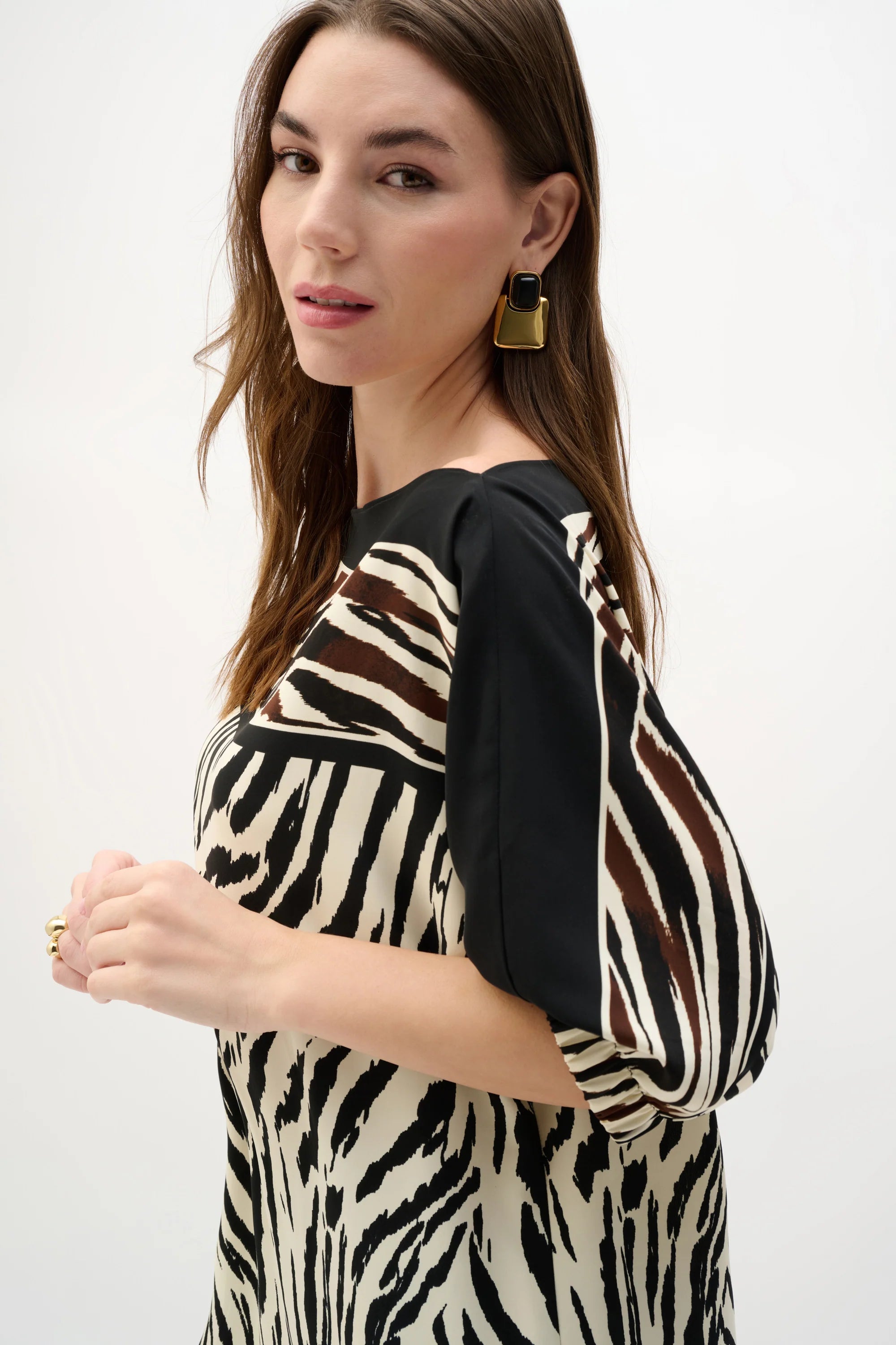 VESTIDO CORTO ANIMAL PRINT 262229OT