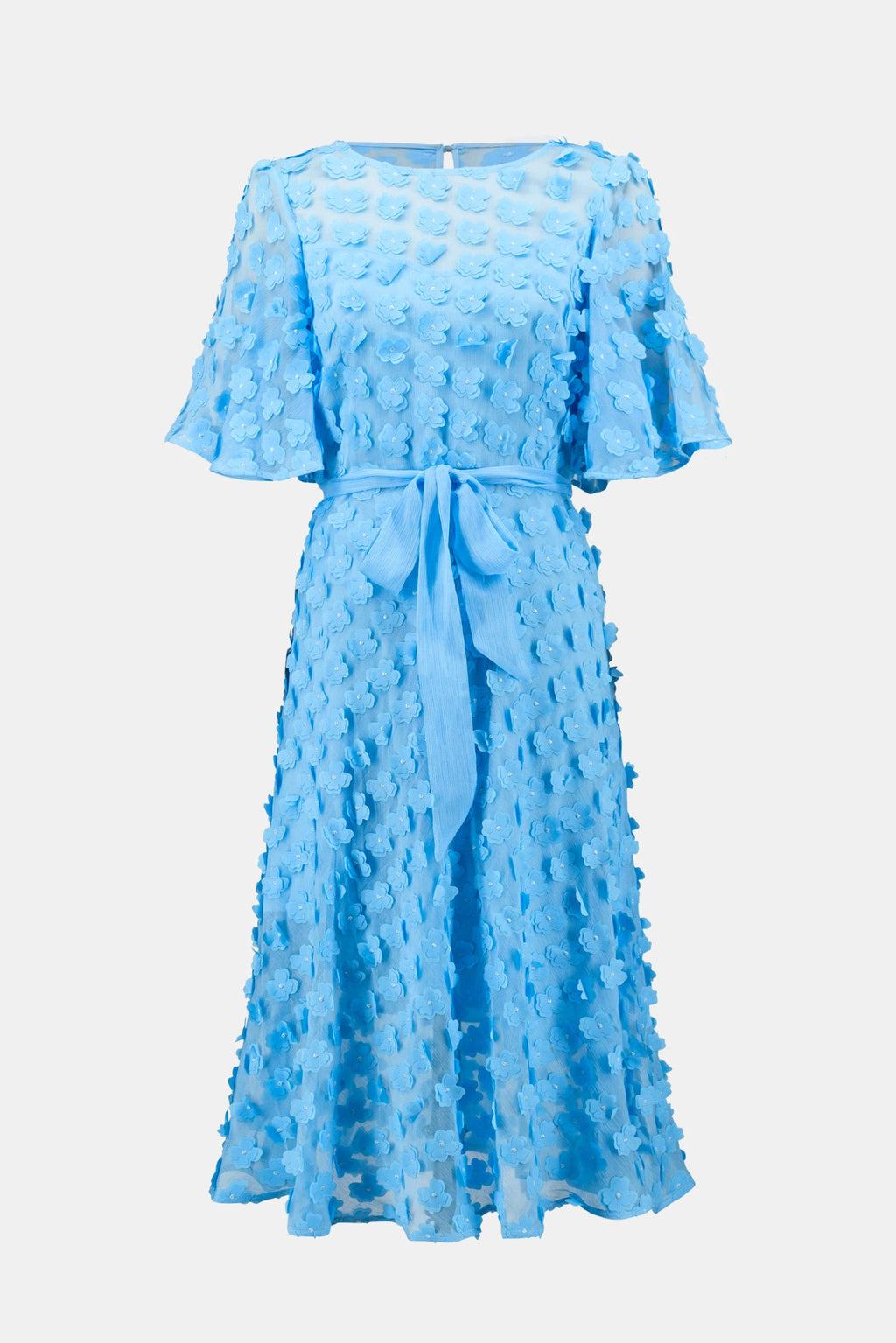 VESTIDO MIDI CELESTE 261738
