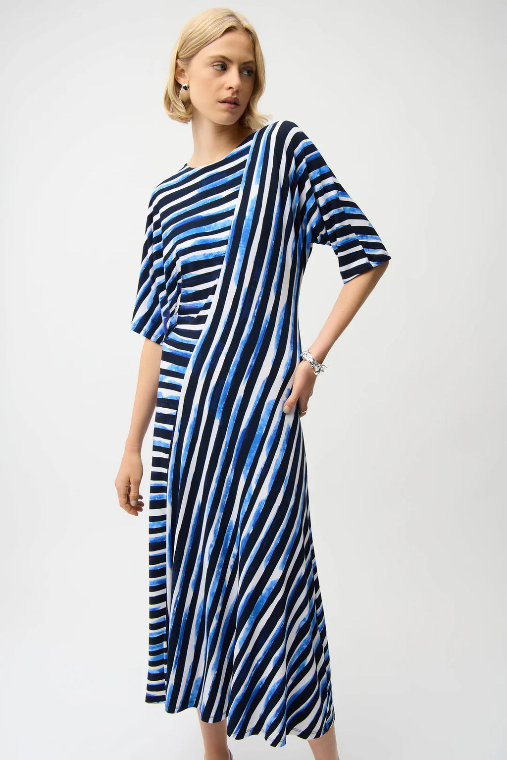 VESTIDO MAXI AZUL PRINT 261047