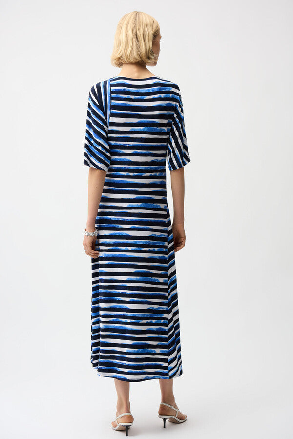 VESTIDO MAXI AZUL PRINT 261047