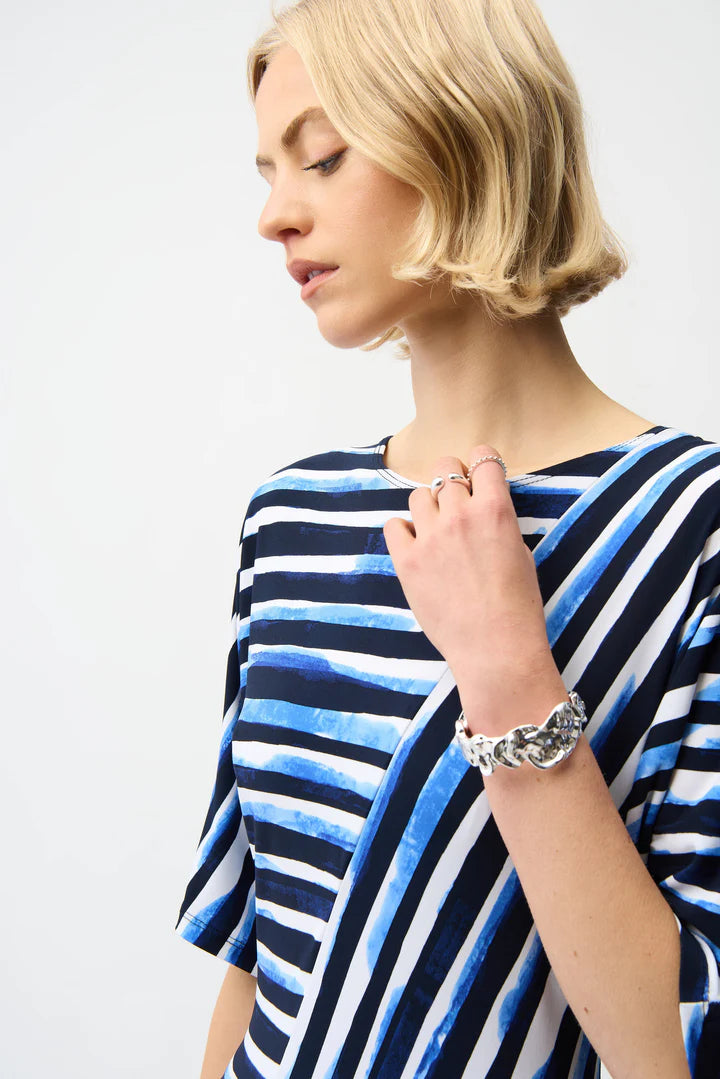 VESTIDO MAXI AZUL PRINT 261047