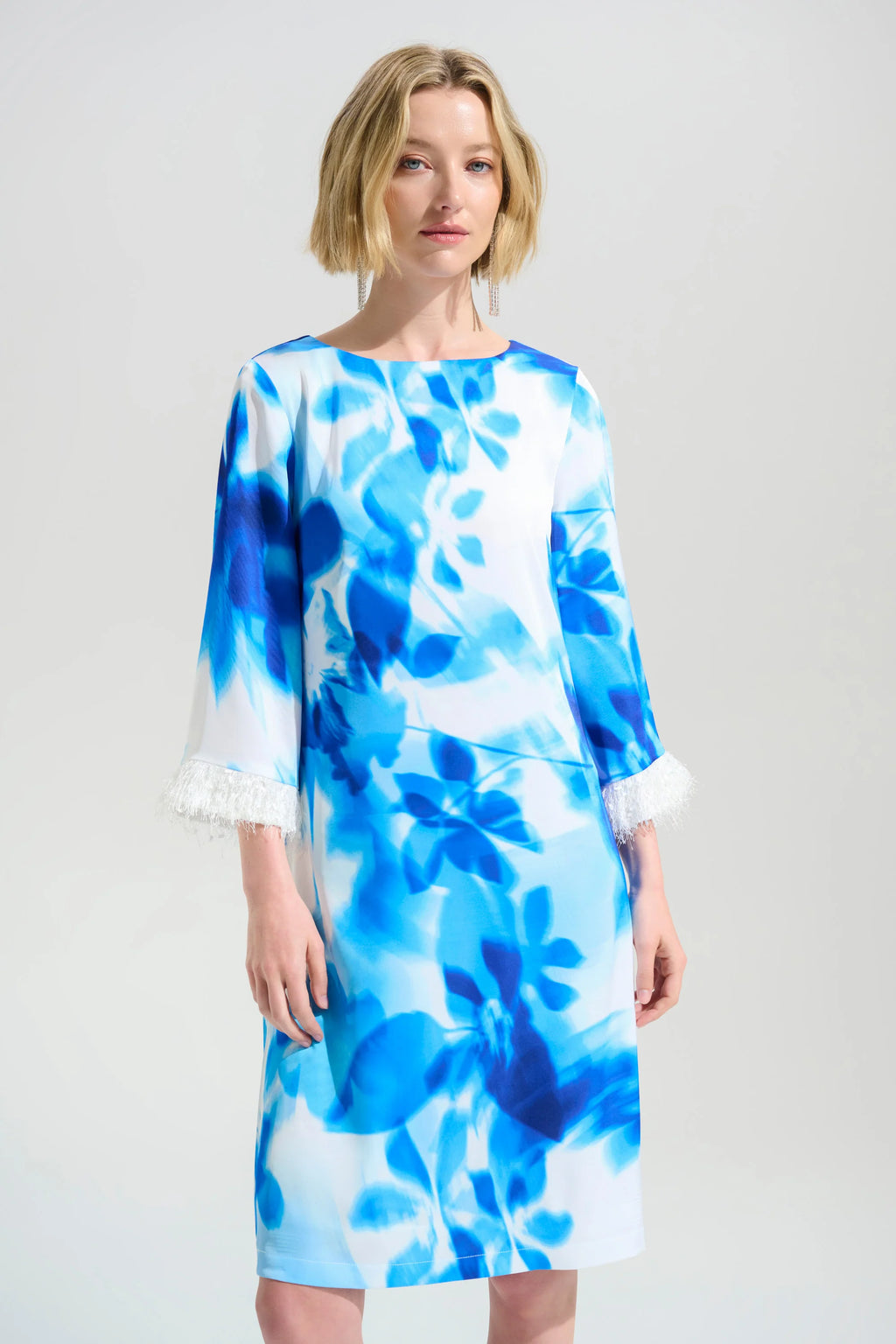 VESTIDO CORTO AZUL PRINT 261728