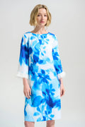 VESTIDO CORTO AZUL PRINT 261728