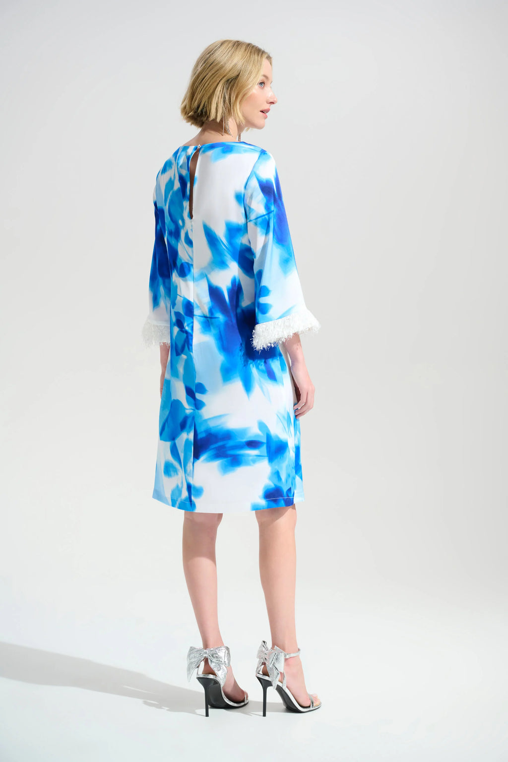 VESTIDO CORTO AZUL PRINT 261728