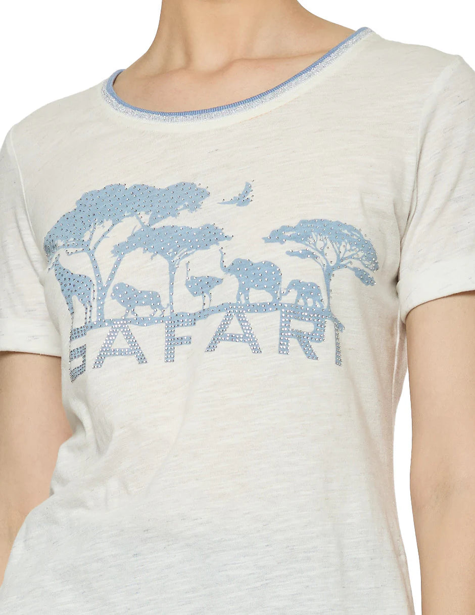 BLUSA HUESO SAFARI 126371