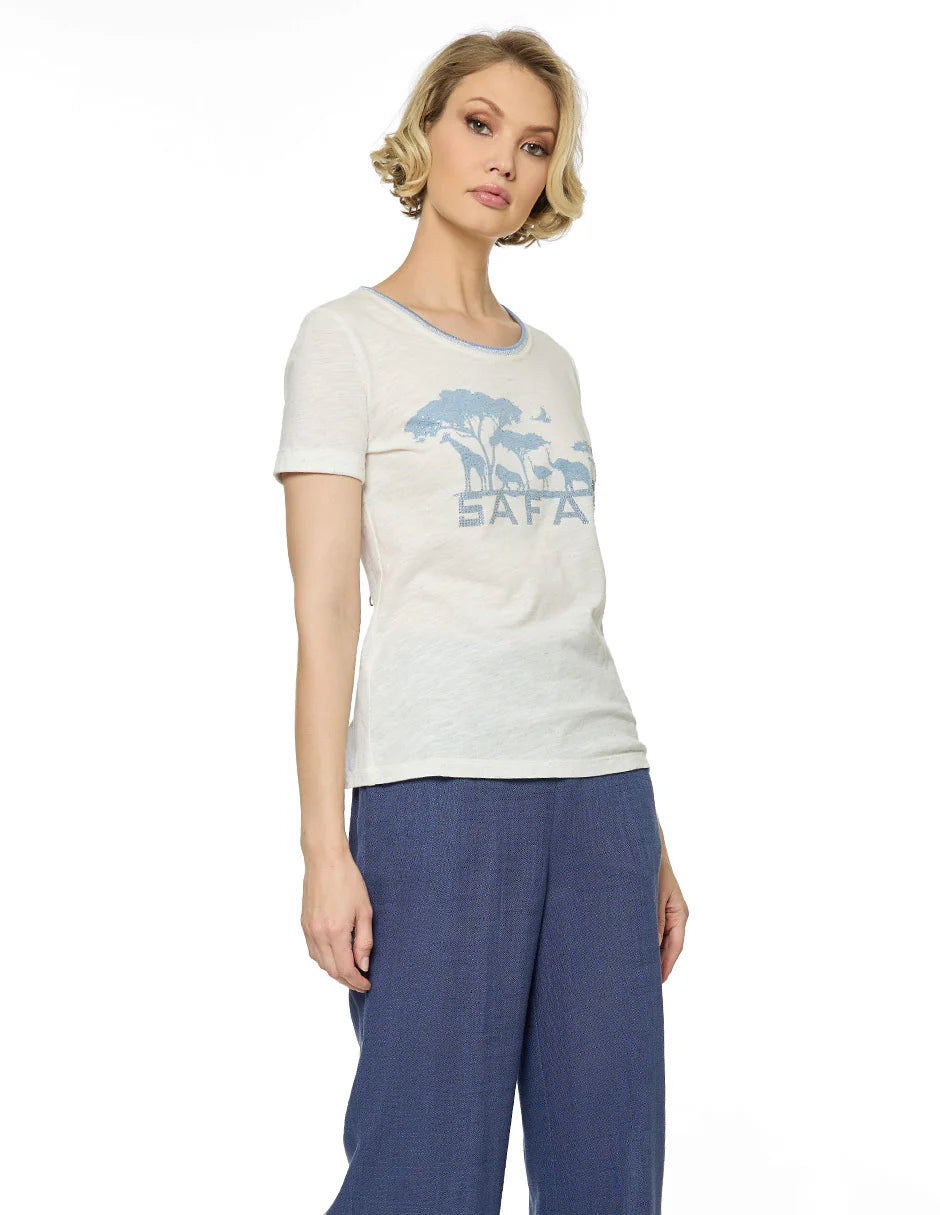 BLUSA HUESO SAFARI 126371