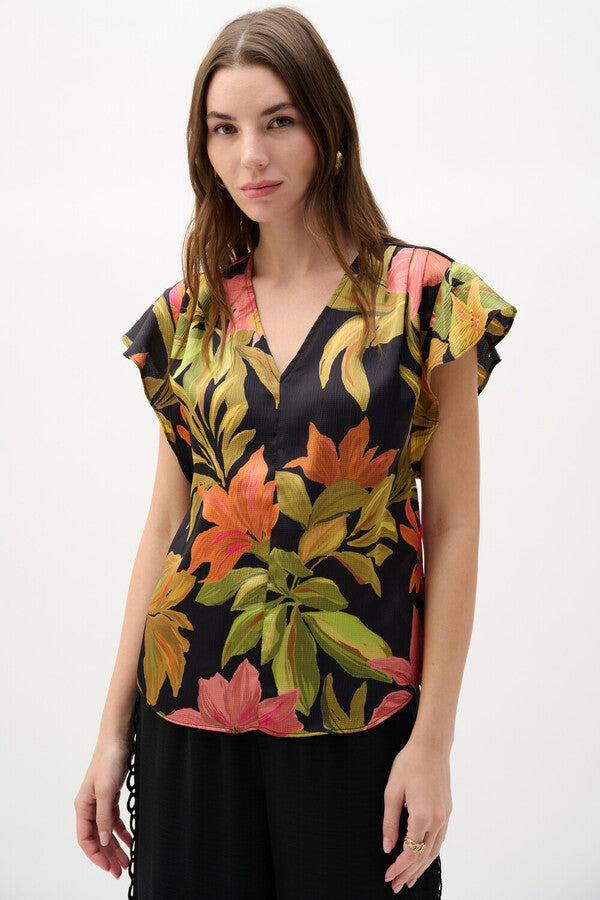 BLUSA NEGRA ESTAMPADA 262087