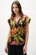 BLUSA NEGRA ESTAMPADA 262087