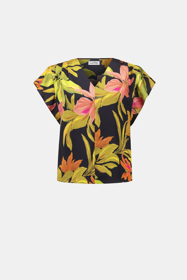BLUSA NEGRA ESTAMPADA 262087