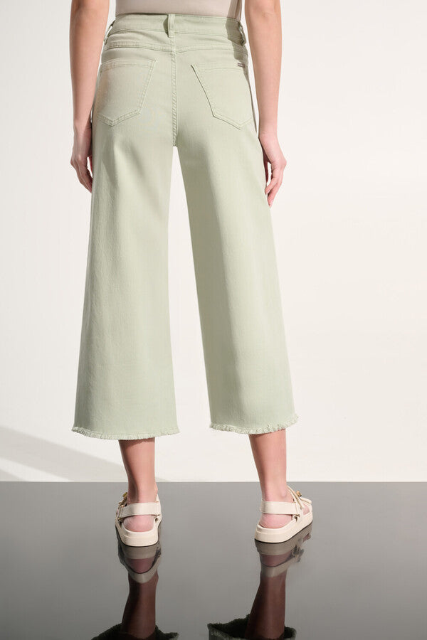 PANTALÓN CAPRI BLANCO/PISTACHE 262918