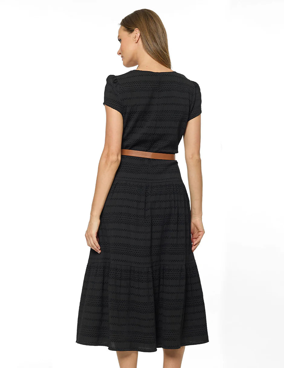 VESTIDO MIDI NEGRO 126265