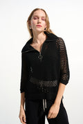 BLUSA TEJIDA NEGRA 261634