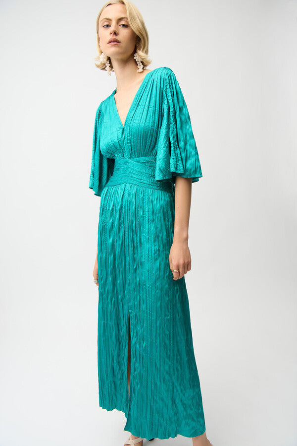 VESTIDO MIDI TURQUESA 261962