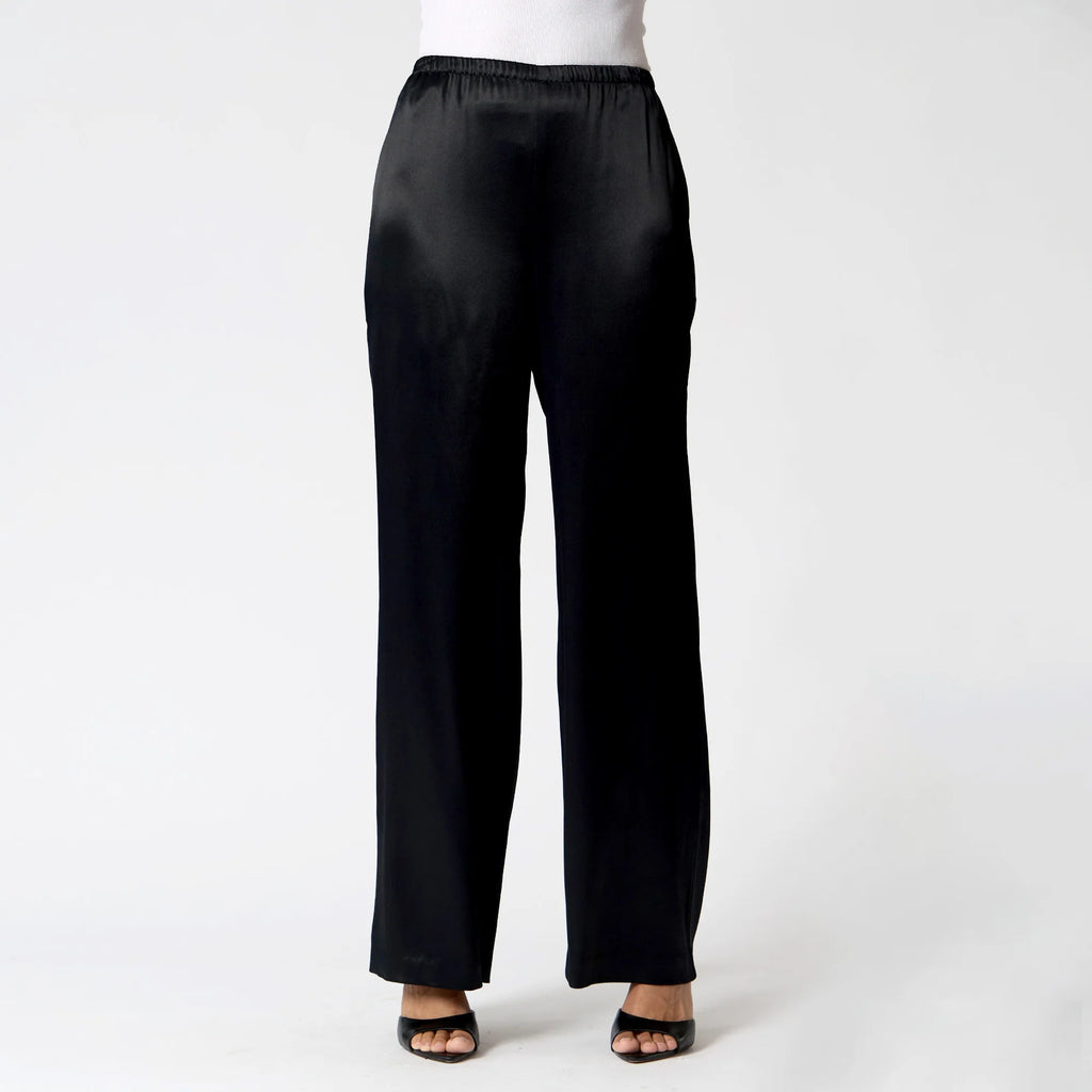 PANTALÓN NEGRO SATÉN R16075