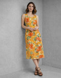 VESTIDO MAXI NARANJA 126504