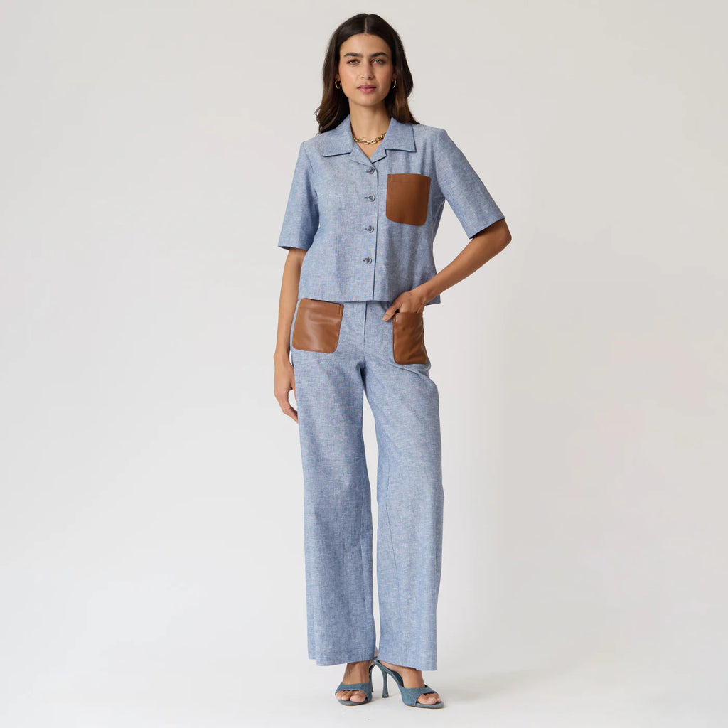 PANTALÓN AZUL R16067