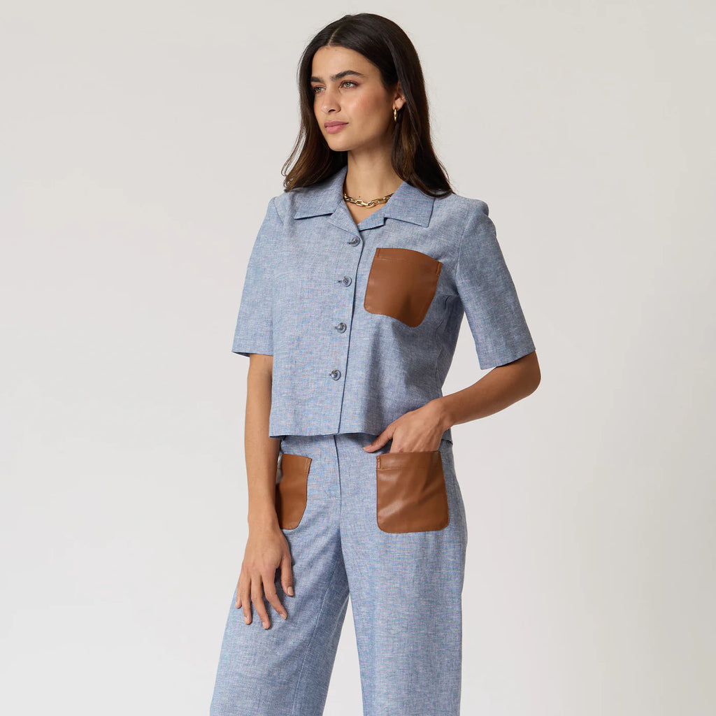 BLUSA AZUL R16066