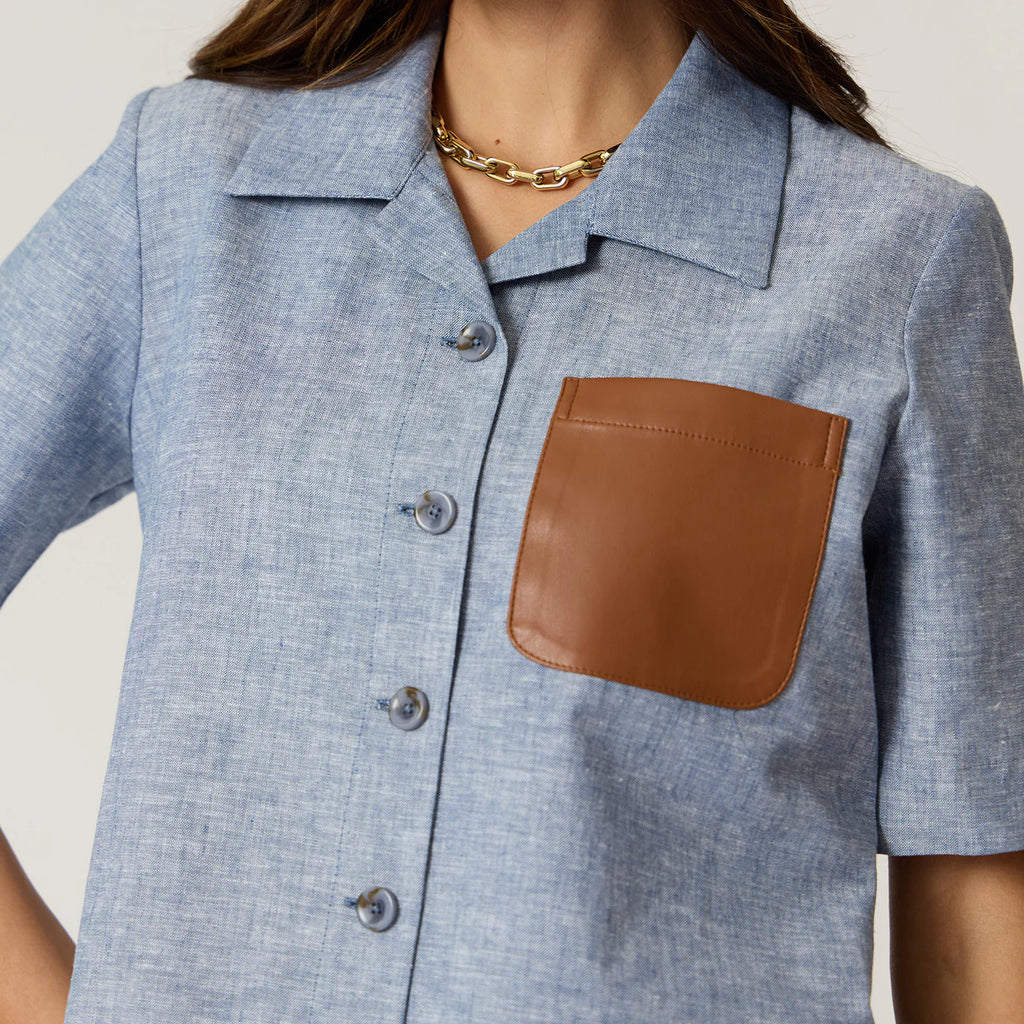 BLUSA AZUL R16066