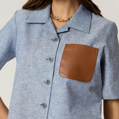 BLUSA AZUL R16066