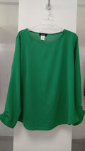 BLUSA VERDE/ROJA
