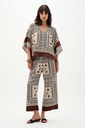 PANTALÓN BEIGE PRINT 262261