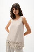 BLUSA TOP BEIGE 262094