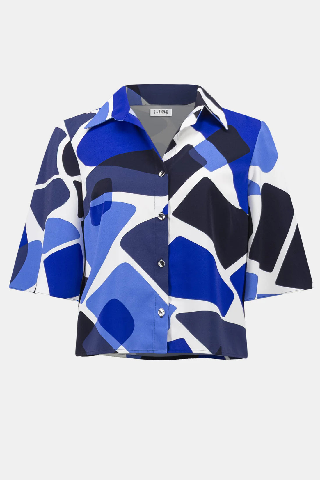 BLUSA AZUL ESTAMPADA 262154