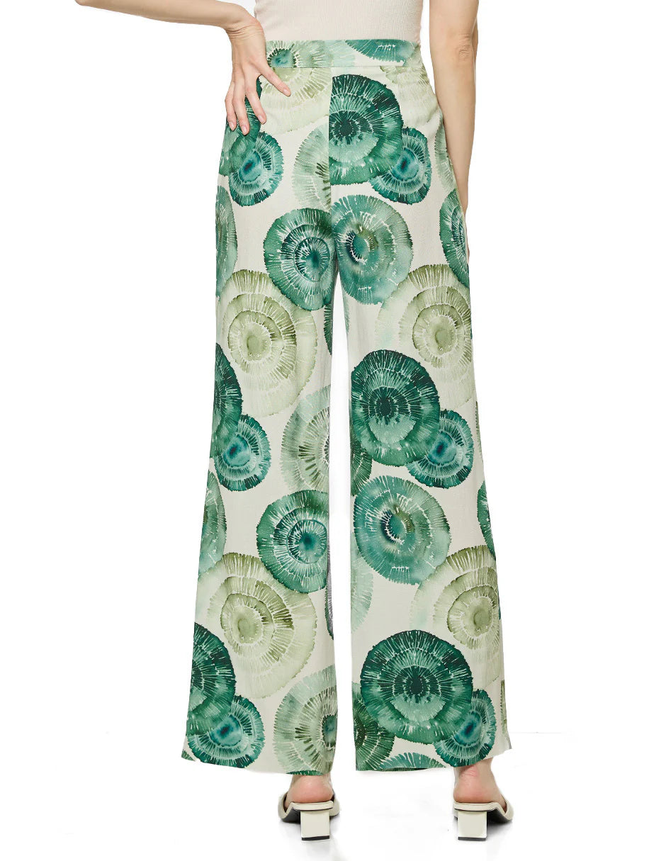 PANTALÓN VERDE ESTAMPADO 126431