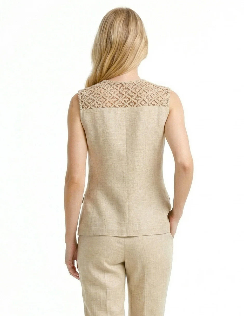CHALECO BEIGE 126397