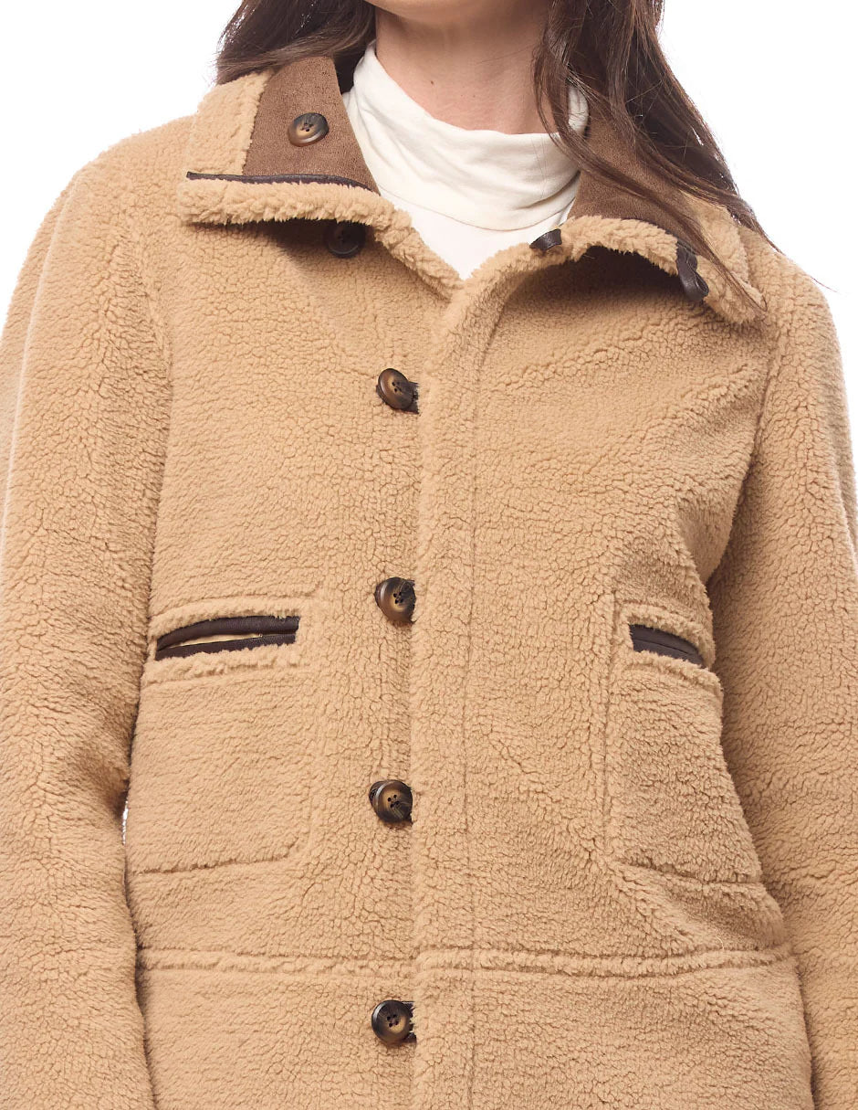 CHAQUETA CAFÉ REVERSIBLE 225851