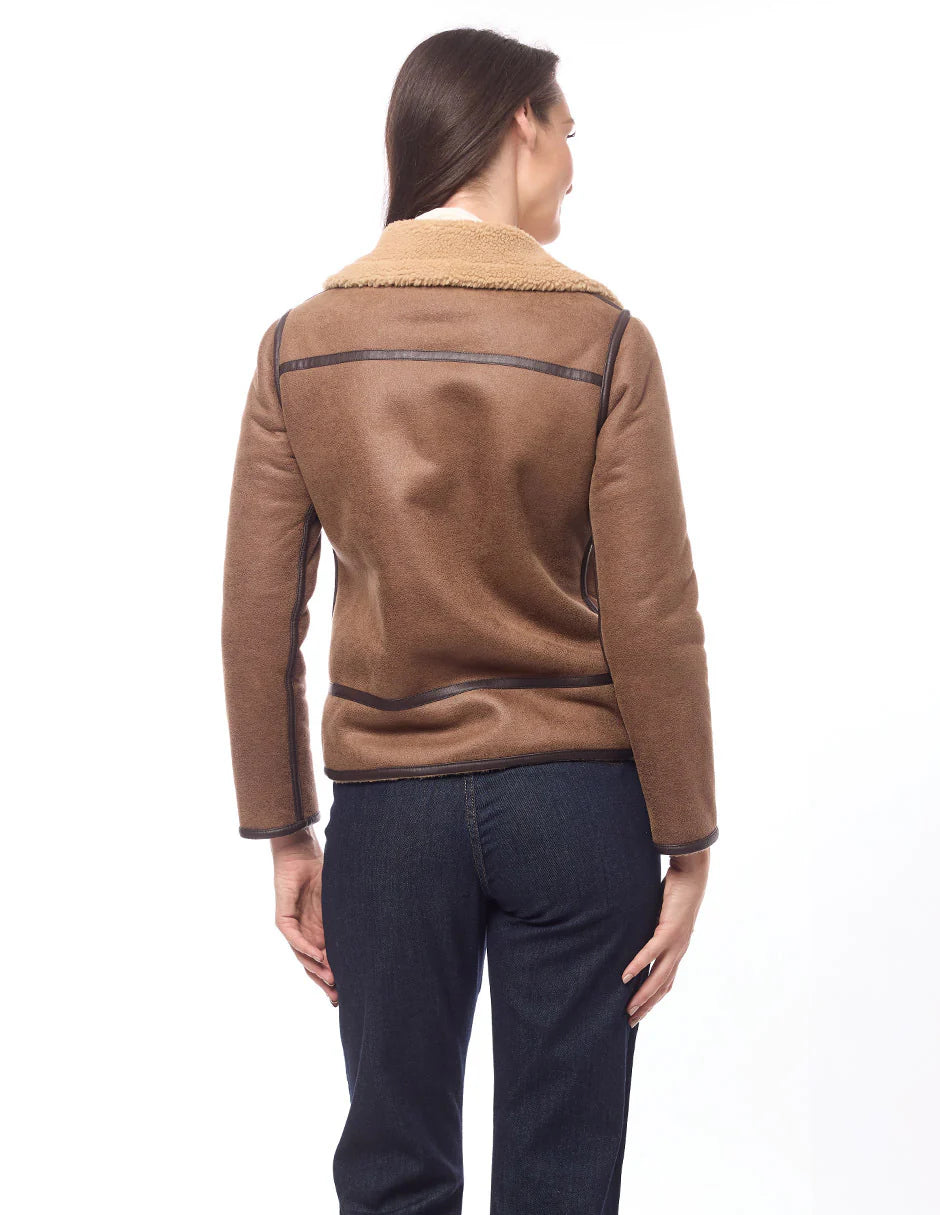 CHAQUETA CAFÉ REVERSIBLE 225851