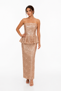VESTIDO MIDI STRAPLESS 57424