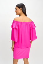 Cargar imagen en el visor de la galería, BLUSA FIUSCHA/VERDE OFF-SHOULDER
