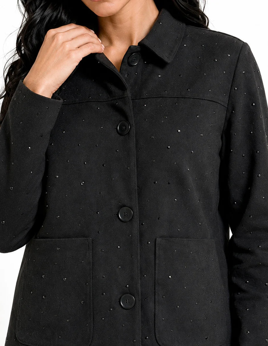 SACO GAMUZA NEGRO 226259