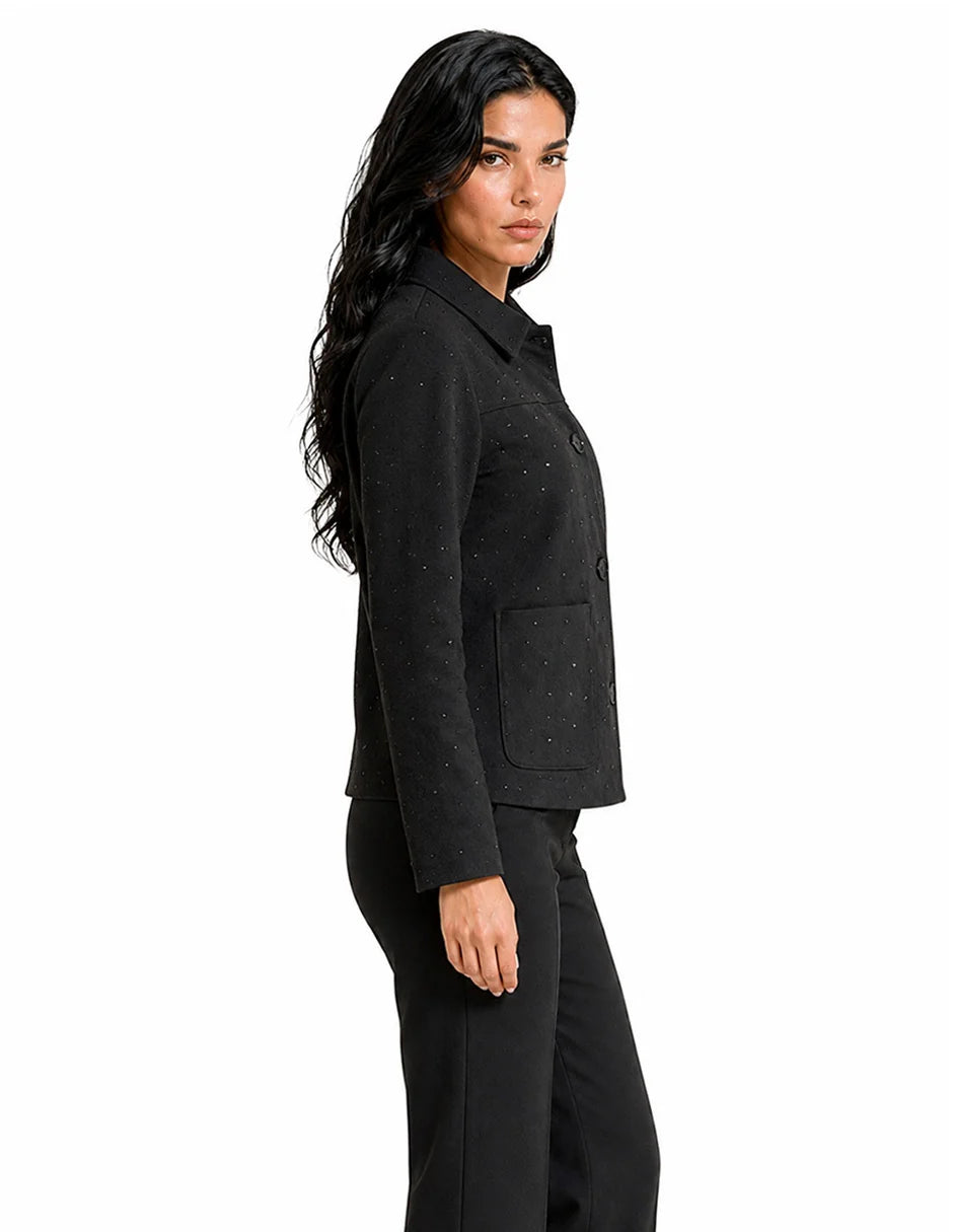 SACO GAMUZA NEGRO 226259