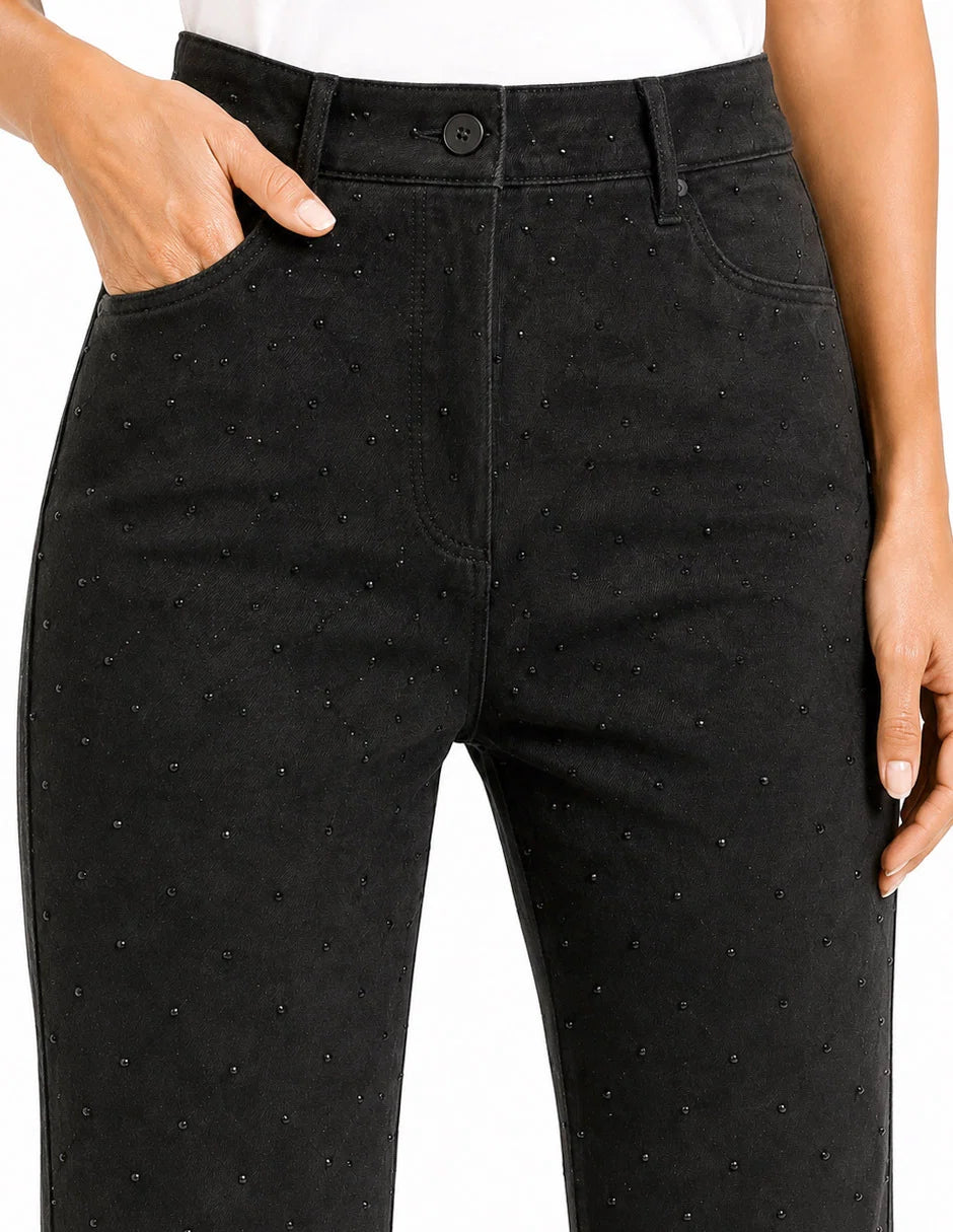 PANTALÓN GAMUZA NEGRO 226260